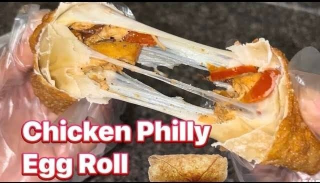 (3) Philly Chicken 🍗 Egg Roll Combo.